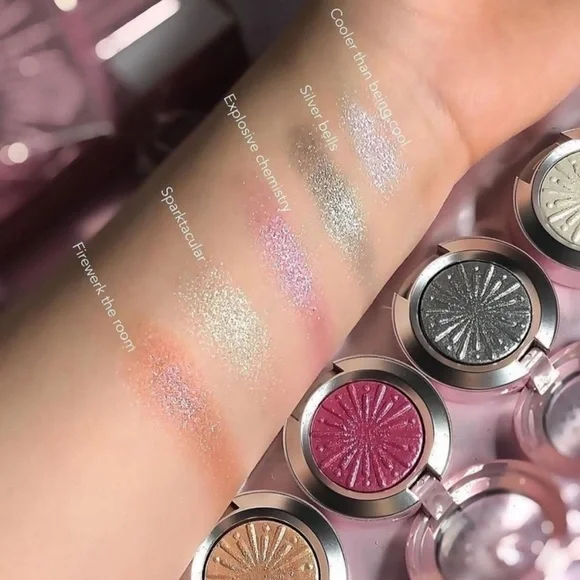 MAC Cosmetics Eyeshadow “Silver Bells” Frosted Fireworks Collection Silver NWB - Picture 4 of 11